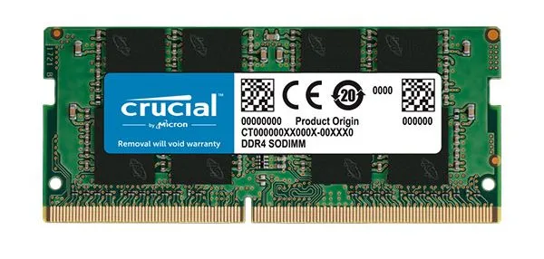 رم لپ تاپ کروشیال مدل DDR4 8GB 3200Mhz CL22