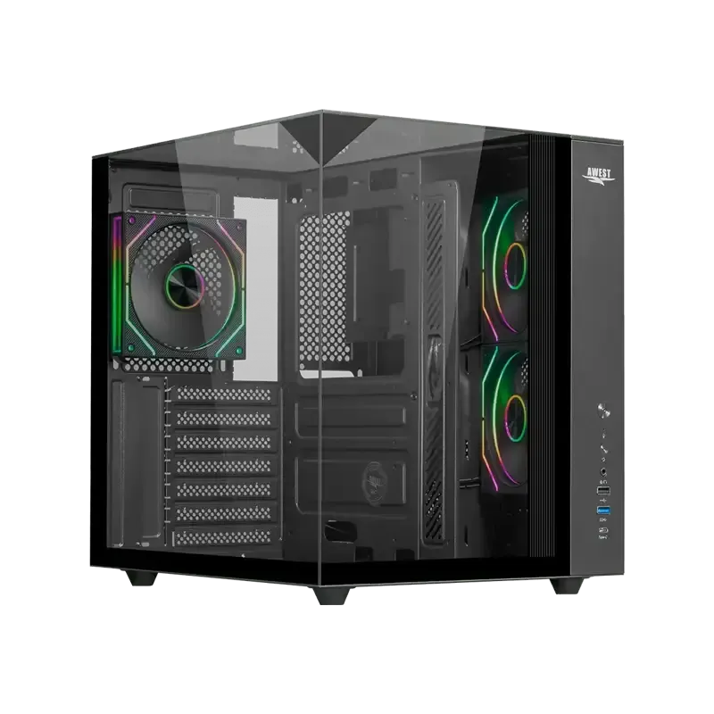 کیس گیمینگ اوست AQ-15TG-B